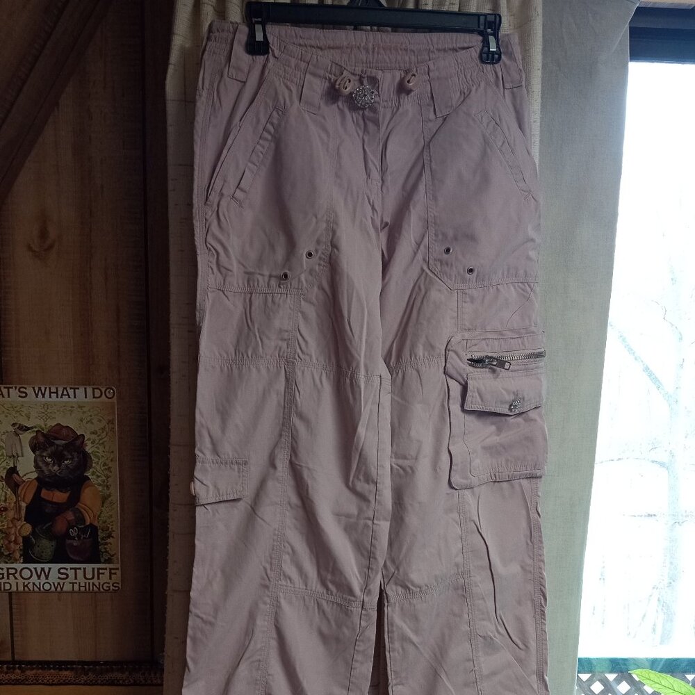 Dusty pink cargo pants - Picture 1 of 10